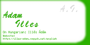 adam illes business card